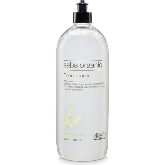 Saba Organics Floor Cleaner Lemon Scented Tea Tree 1l
