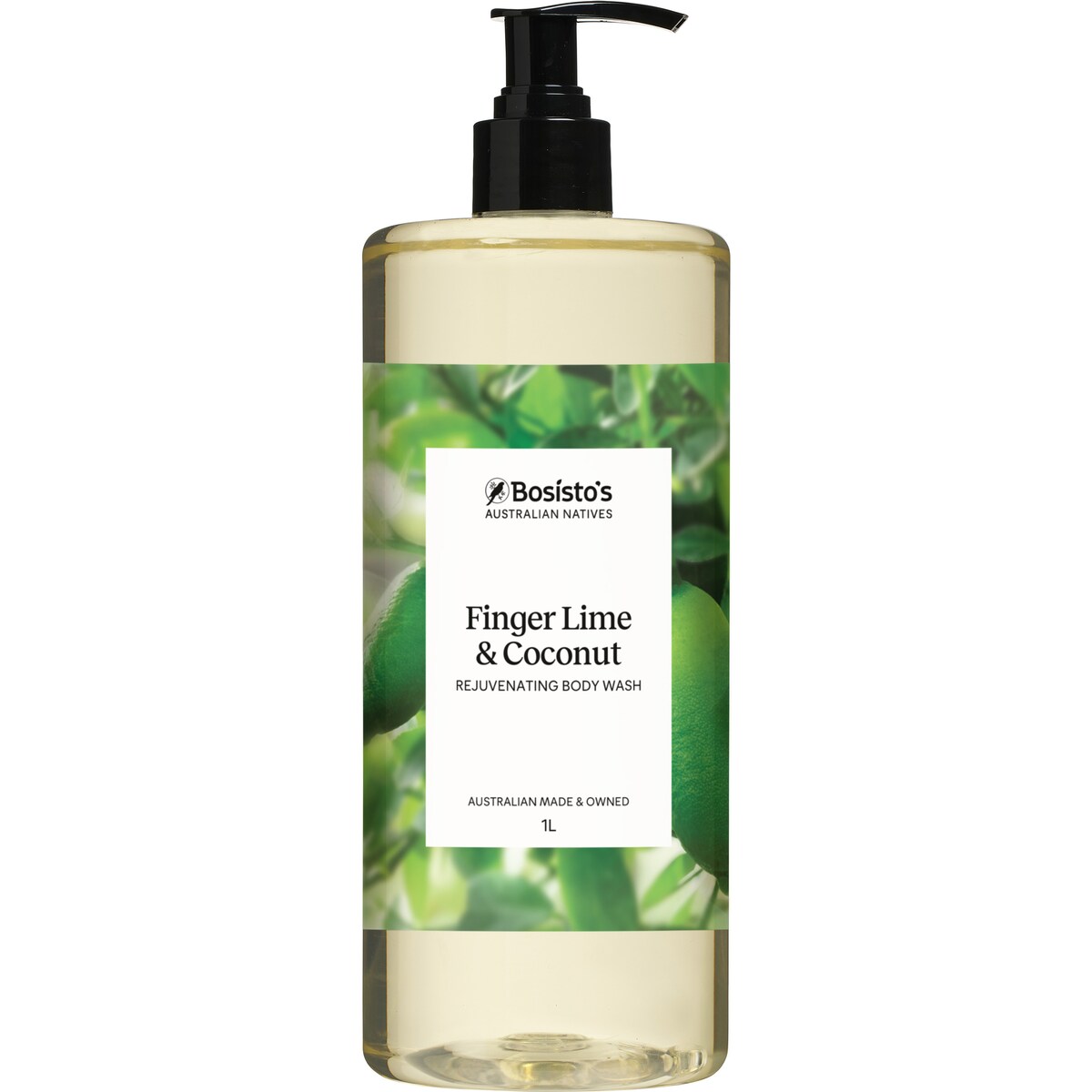 Bosisto's Body Wash Finger Lime & Coconut 1l