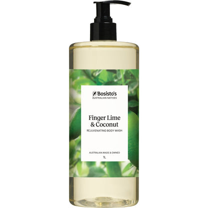 Bosisto's Body Wash Finger Lime & Coconut 1l