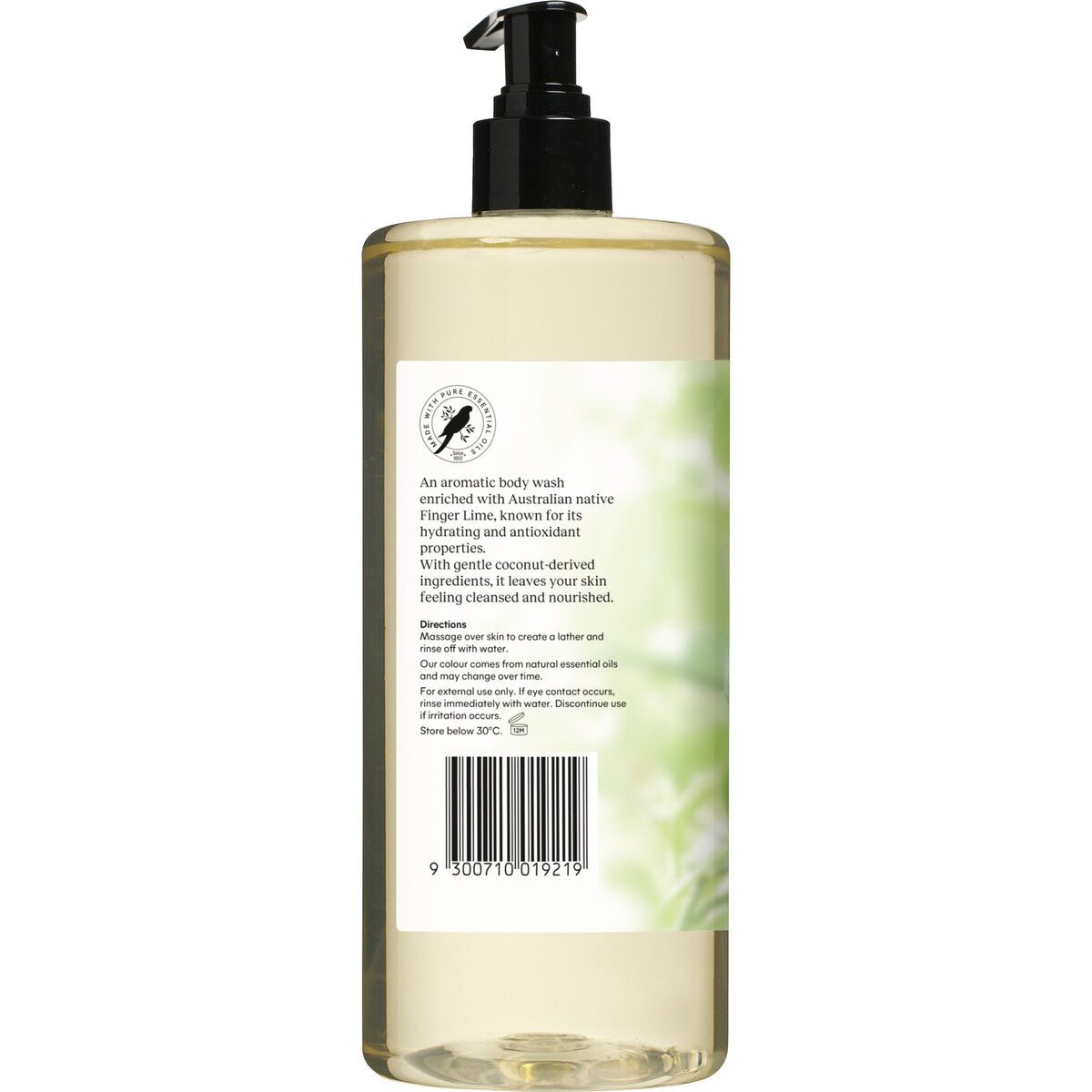Bosisto's Body Wash Finger Lime & Coconut 1l