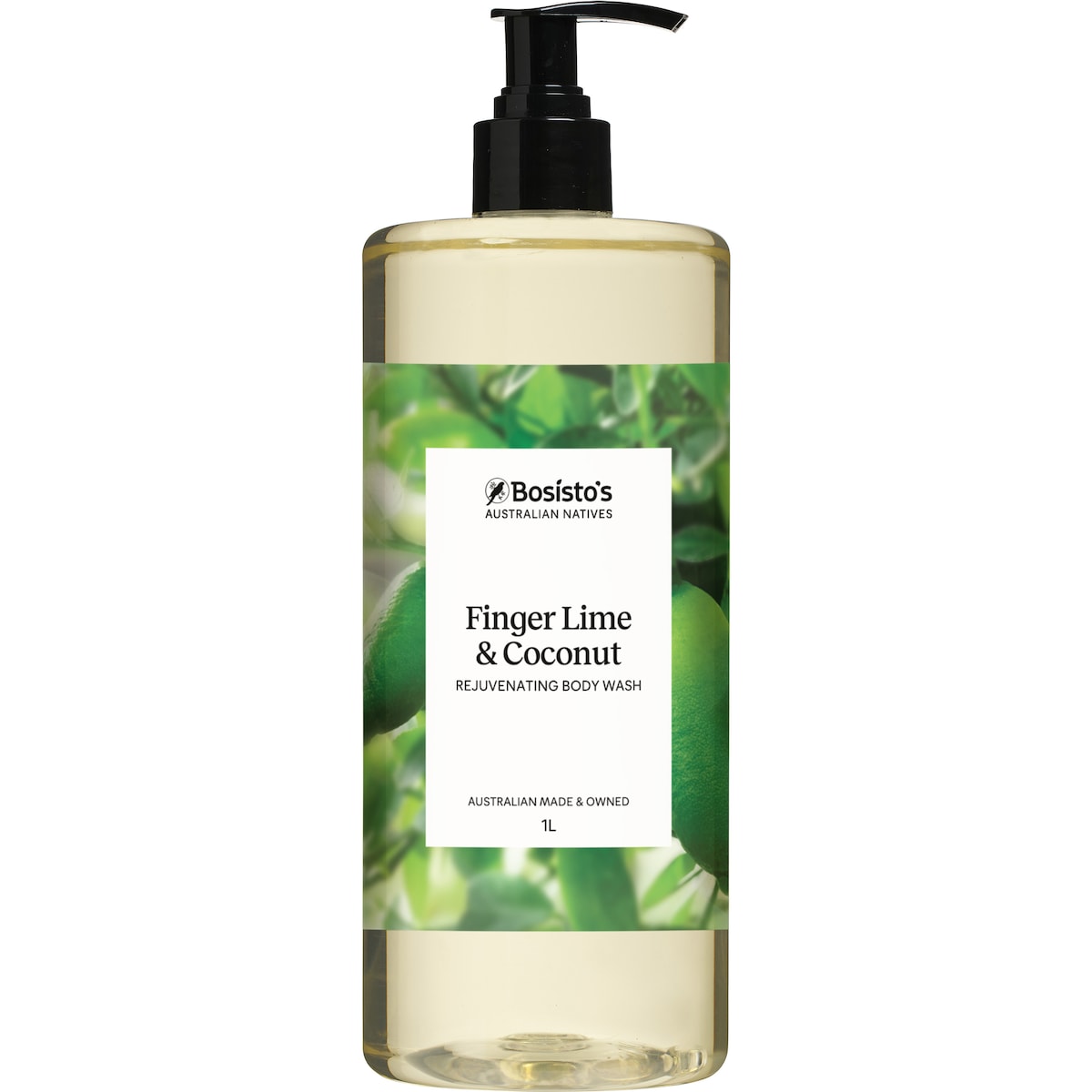 Bosisto's Body Wash Finger Lime & Coconut 1l