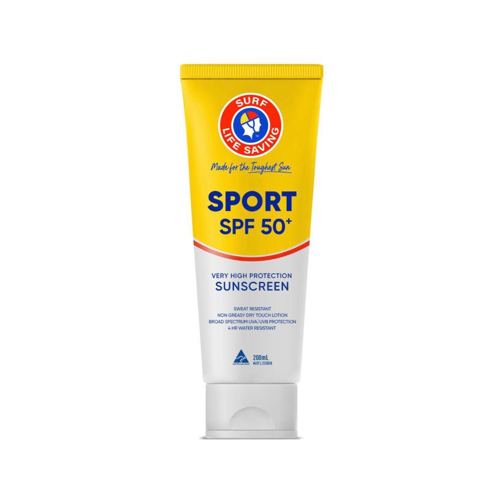 Surf Life Saving Sport Sunscreen Tube Spf50+ - 200mL