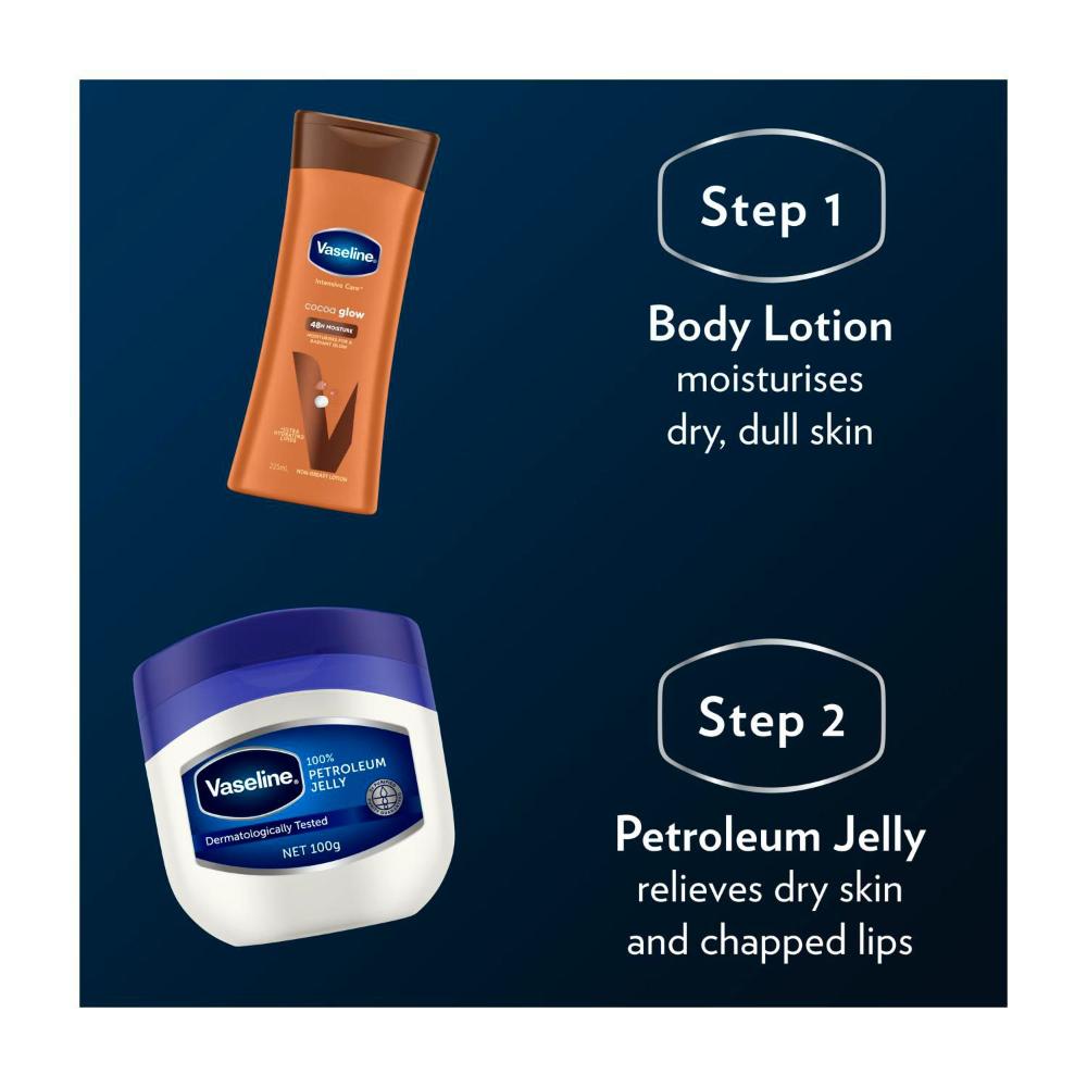 Vaseline Moisturising Body Lotion Intensive Care Cocoa Glow - 225mL