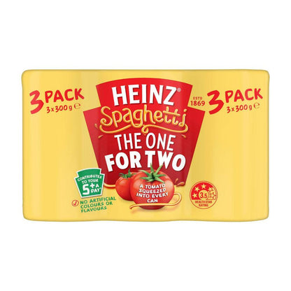 Heinz Spaghetti Tomato & Cheese Pasta 3 Pack - 900g