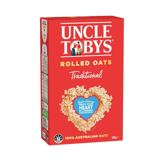 Une Tobys Traditional Rolled Oats - 500g