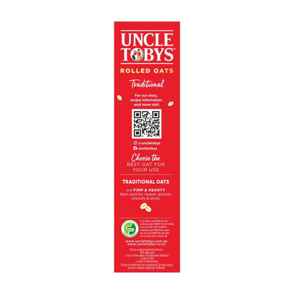 Une Tobys Traditional Rolled Oats - 500g