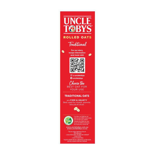 Une Tobys Traditional Rolled Oats - 500g