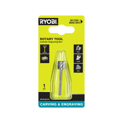Ryobi Oval Engraving Burr - 7.9mm