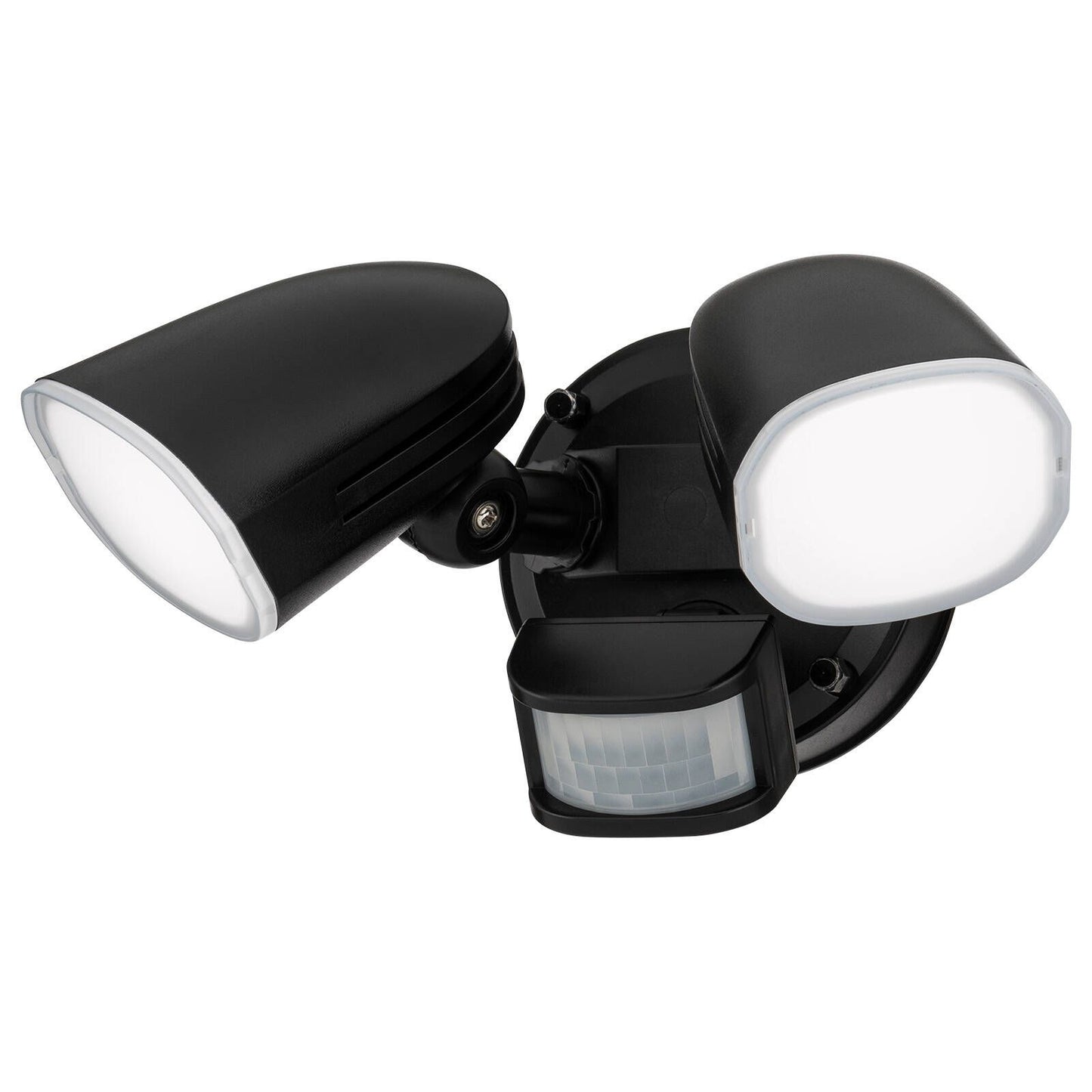 Arlec DIY Twinhead LED Security Sensor Floodlight - 160 x 150mm - Black