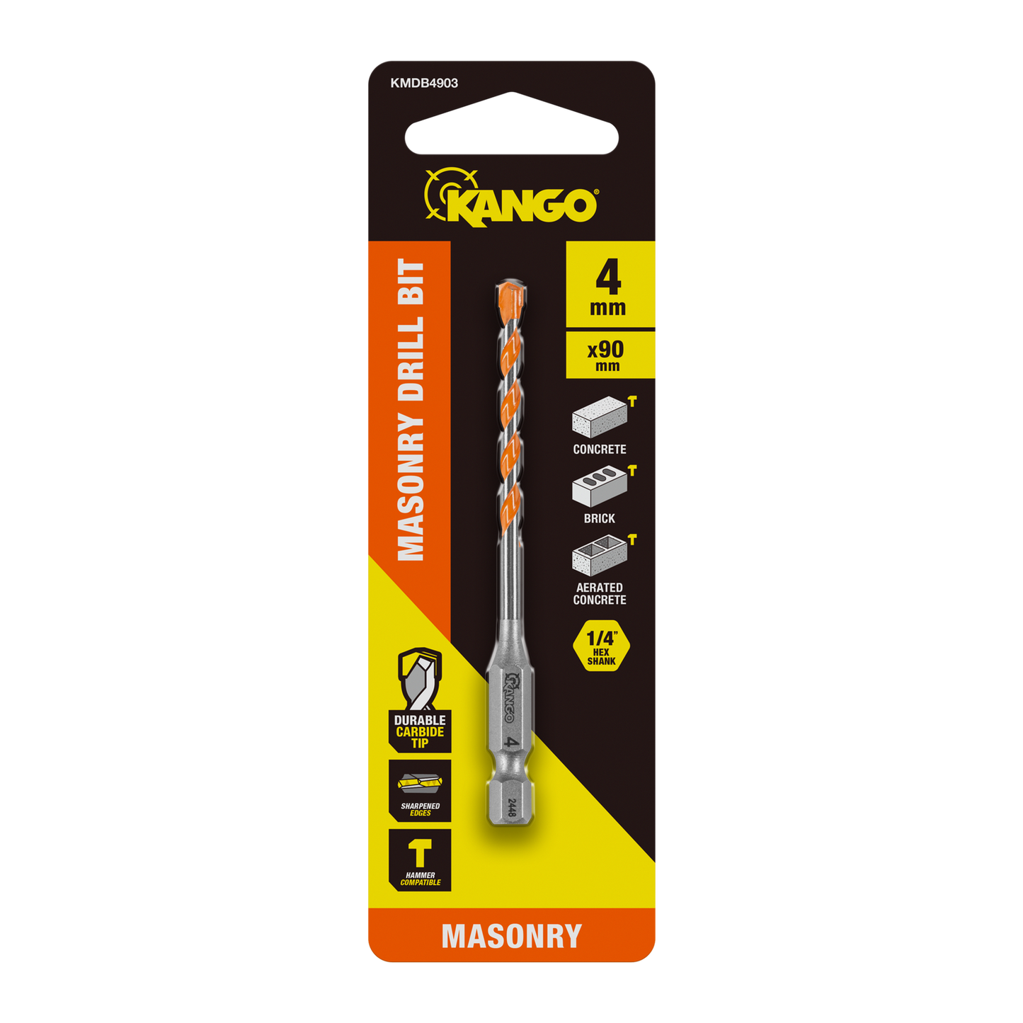 Kango Masonry Drill Bit - 4 x 90mm