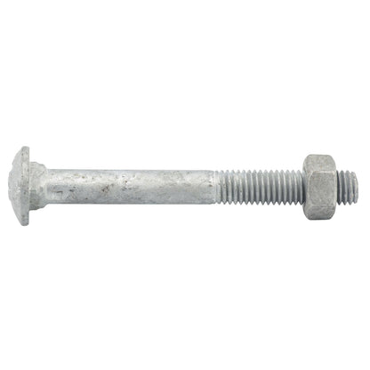 Zenith Hot Dip Galvanised Cup Head Bolts & Nuts - M10 x 180mm - 12 Pack