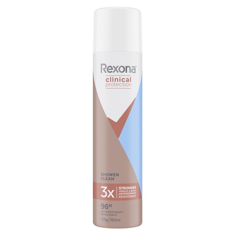 Rexona Women Clinical Antiperspirant Spray – 96H Protection, 180ml