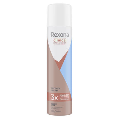 Rexona Women Clinical Antiperspirant Spray – 96H Protection, 180ml