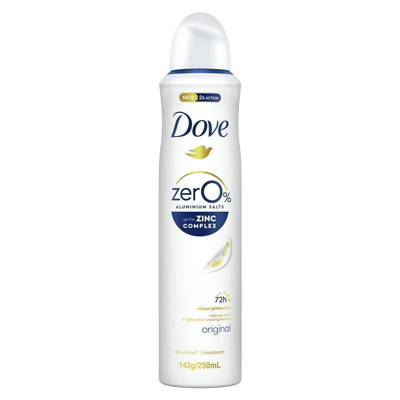 Dove Zero Aluminium Original Deodorant 250ml - Classic Freshness
