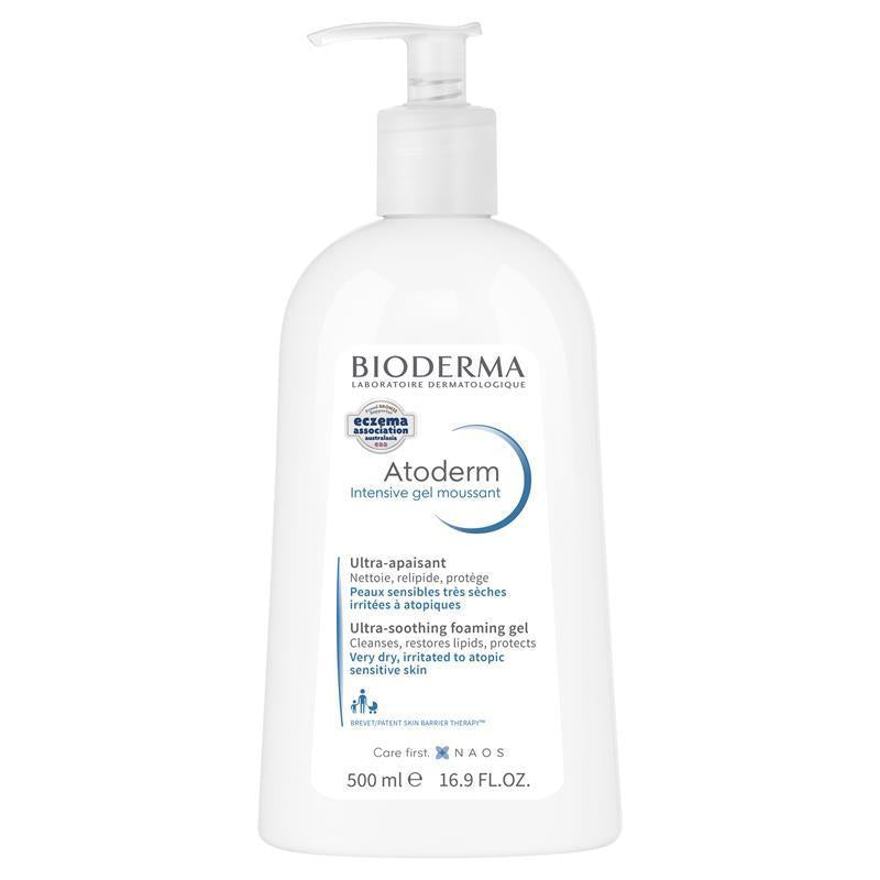 Bioderma Atoderm Hydrating Foaming Cleanser 500ml – Soap & Fragrance-Free