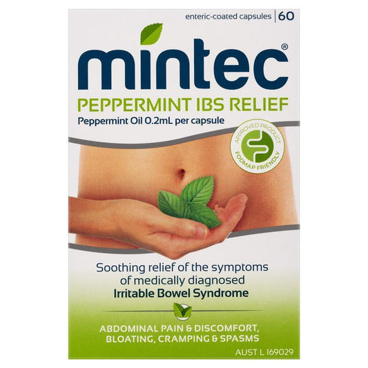 Mintec Peppermint IBS Relief - 60 Capsules