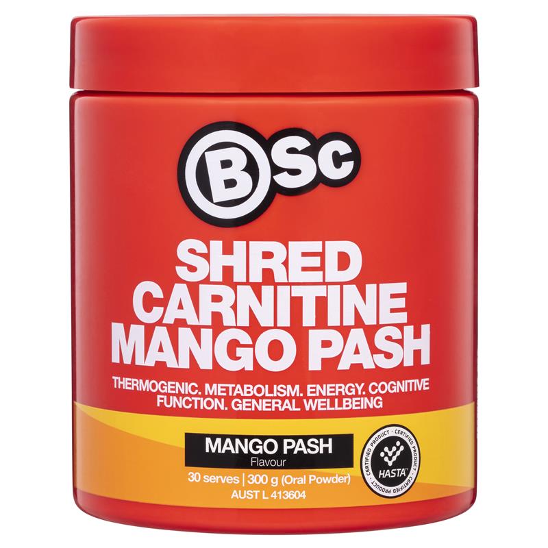 BSc Shred Carnitine Mango Pash 300g