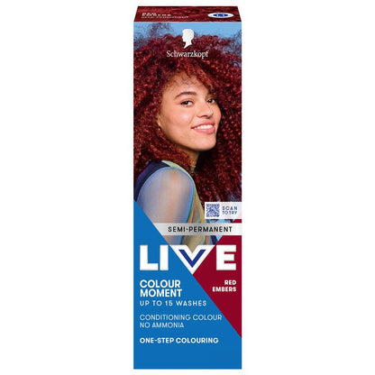 Schwarzkopf LIVE Colour Red Embers Semi Permanent 75ml