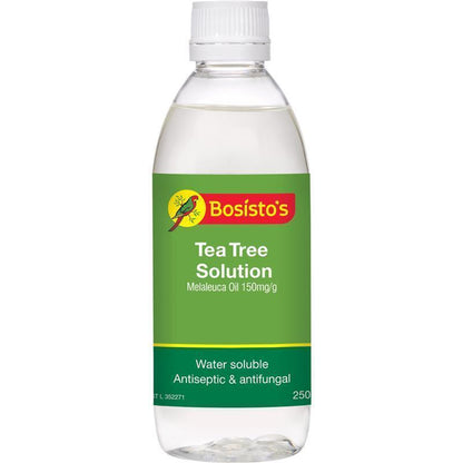 Bosisto's Tea Tree Solution 250ml - Antiseptic & Deodorizing Power