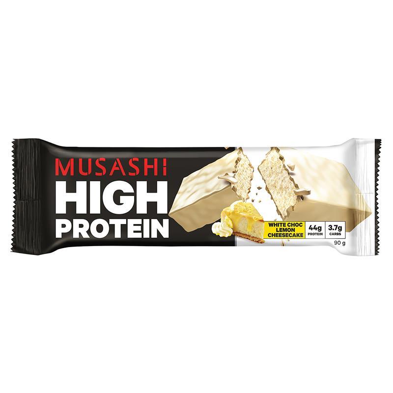 Musashi High Protein Bar - White Chocolate Lemon Cheesecake - 90g