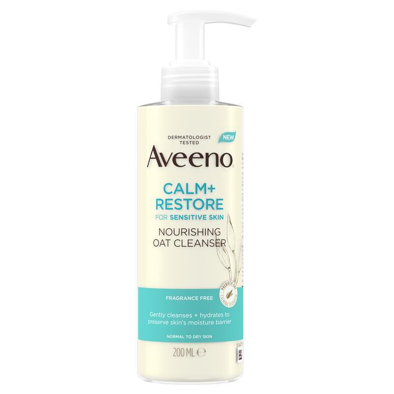 Aveeno Face Calm and Restore Nourishing Oat Cleanser 200ml