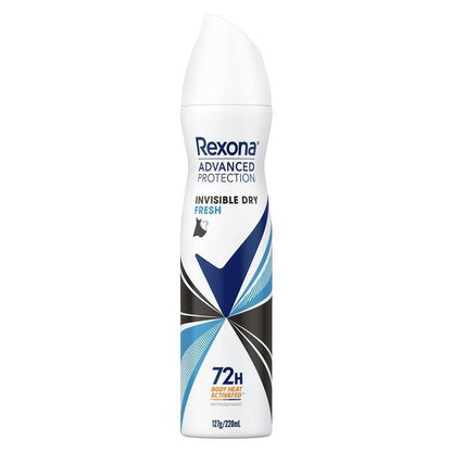 Rexona for Women Antiperspirant Advanced Invisible Fresh 220ml - All-Day Freshness