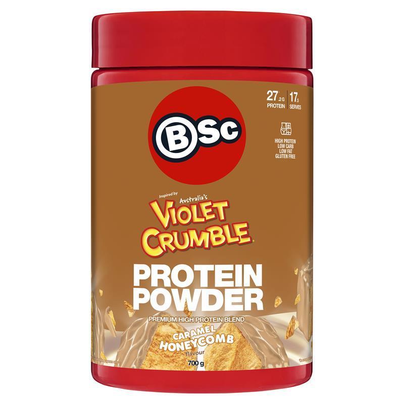 BSc x Violet Crumble Protein Powder - Caramel Honeycomb - 700g