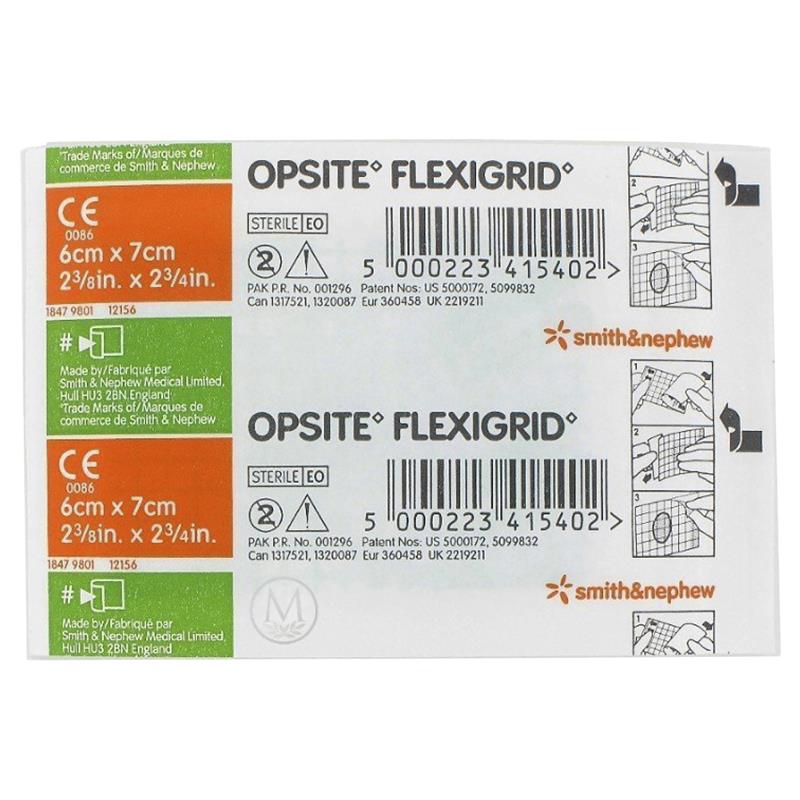 Opsite Flexigrid 6cm x 7cm Single Dressing