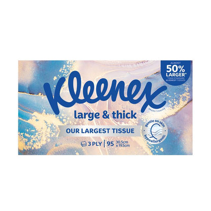 Kleenex Large & Thick Facial Tissues - 95 Pack