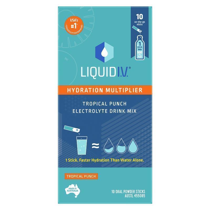 Liquid IV Hydration Tropical Punch - 10 Sachets