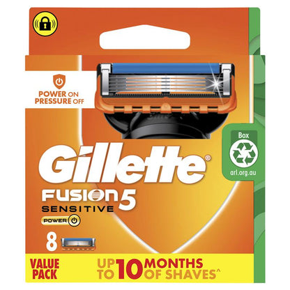 Gillette Fusion Power Razor Blades 8 Pack