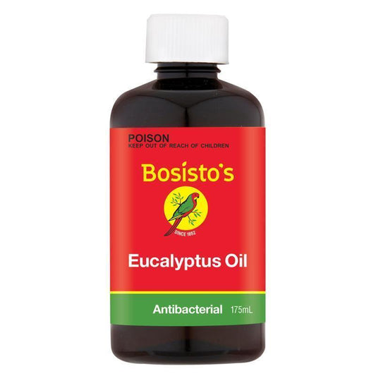 Bosisto's Eucalyptus Oil 175ml - Natural Antiseptic for Home and Health