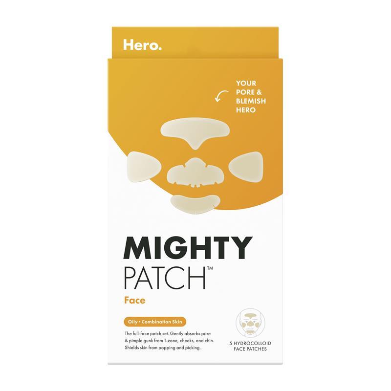 Hero Mighty Patch Face - 5 Pack for Comprehensive Breakout Care