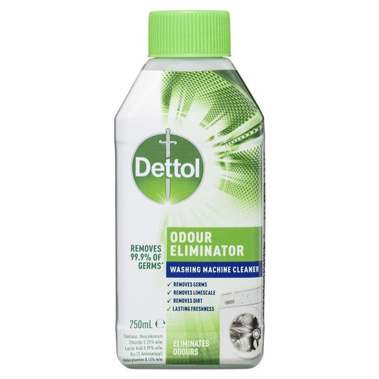 Dettol Washing Odour Eliminator Machine Cleaner 250ml - Freshen Your Washing Machine