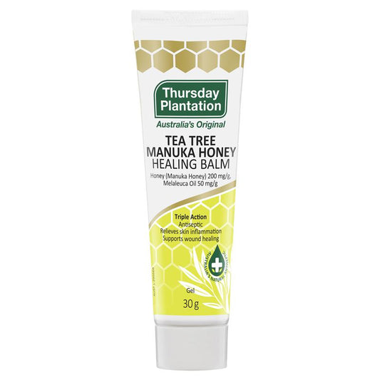 Thursday Plantation Tea Tree Oil & Manuka Honey Healing Balm 30g - Triple Action Antiseptic