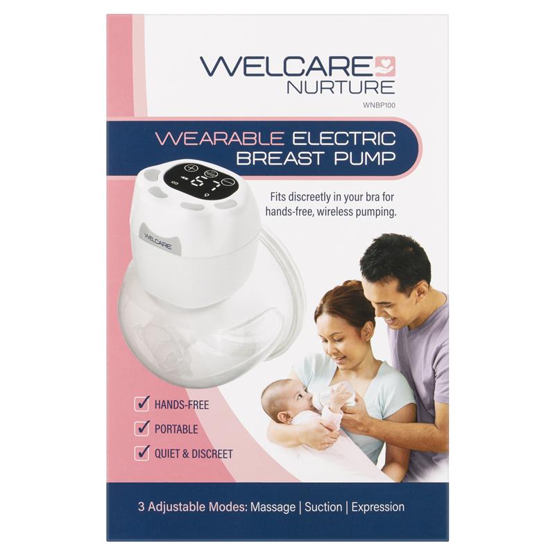 Welcare Wearable Electric Breast Pump - USB C Rechargeable & Hands-Free