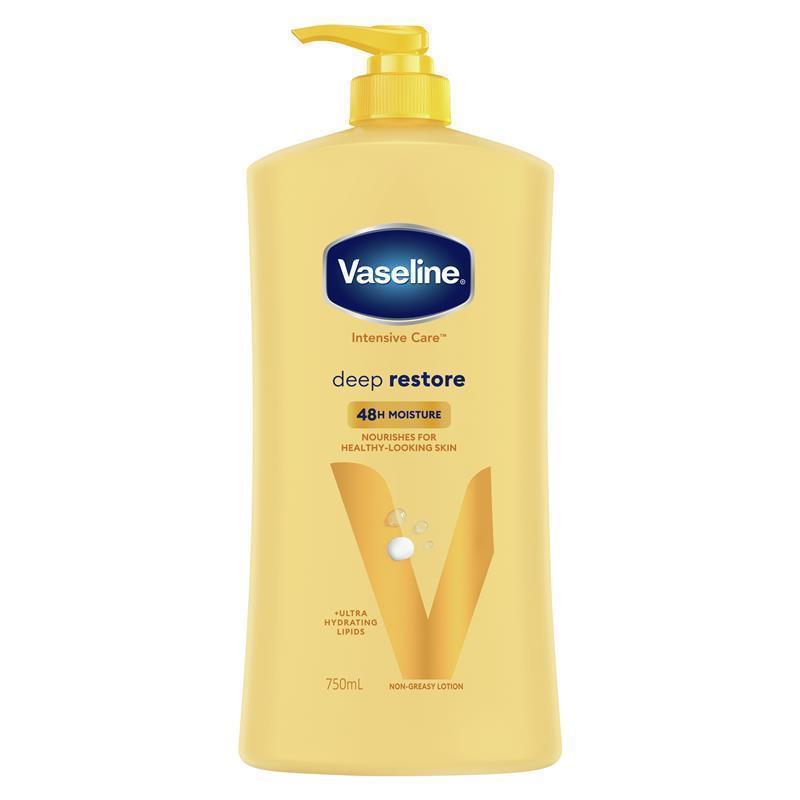Vaseline Intensive Care Body Lotion Deep Restore 750ml - Deep Moisture for Healthy Skin