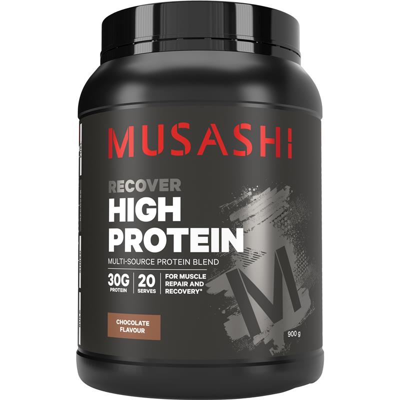 Musashi High Protein Chocolate Powder - 900g
