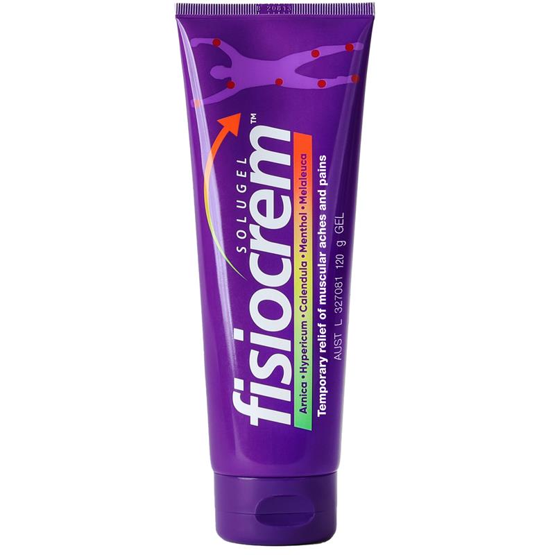 Fisiocrem Solugel 120g - Natural Pain Relief Gel for Muscle Recovery