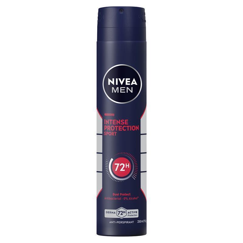 NIVEA MEN Deodorant Aerosol Intense Protection Sport 250ml