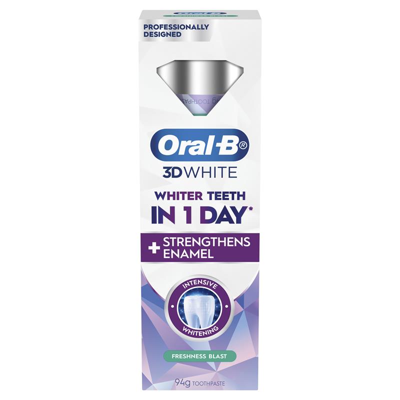 Oral B Toothpaste 3D White Intensive Whitening Freshness Blast 94g