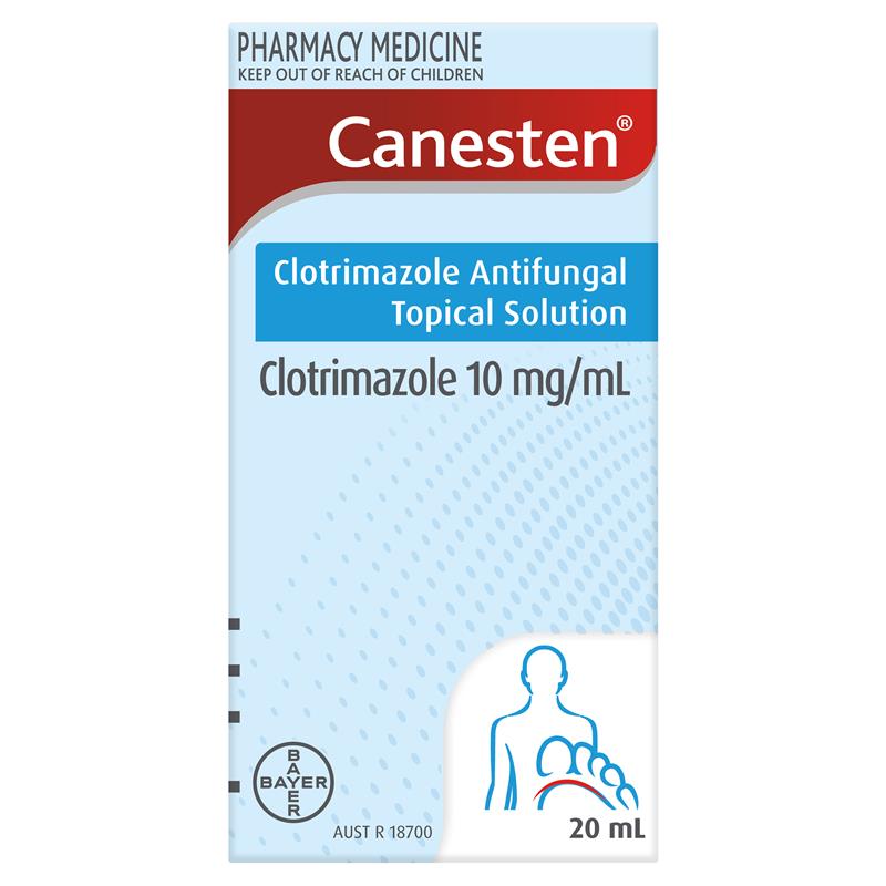 Canesten Antifungal Topical Solution 20mL - Effective Treatment for Fungal Skin Conditions