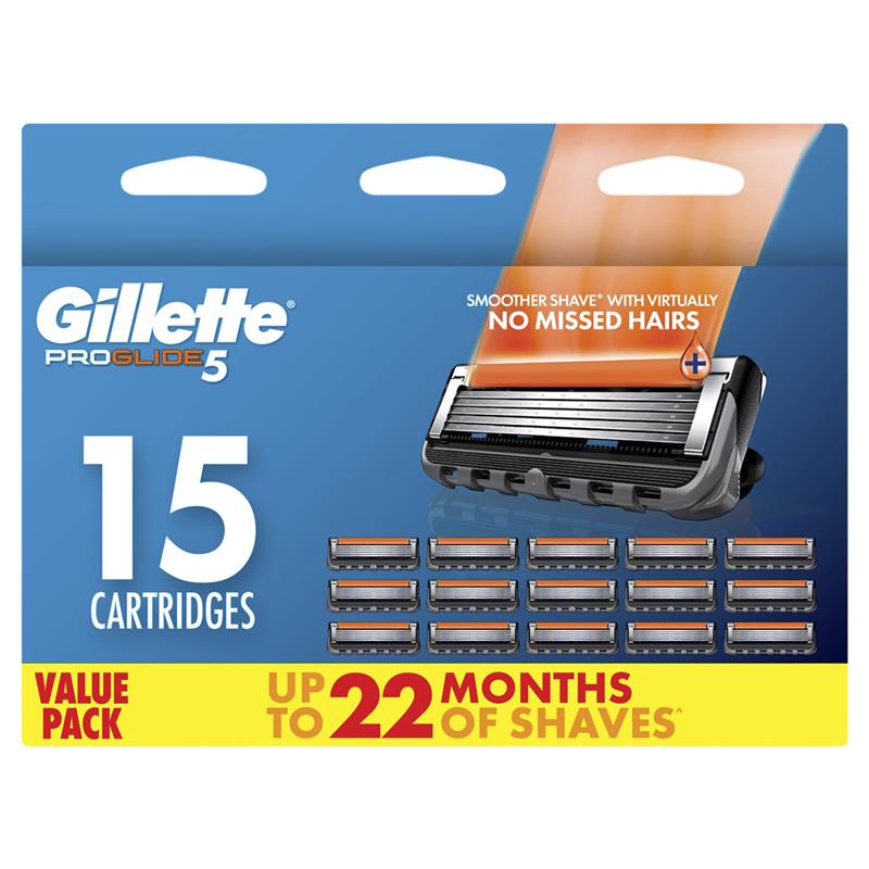 Gillette Proglide Manual Blades 15 Pack