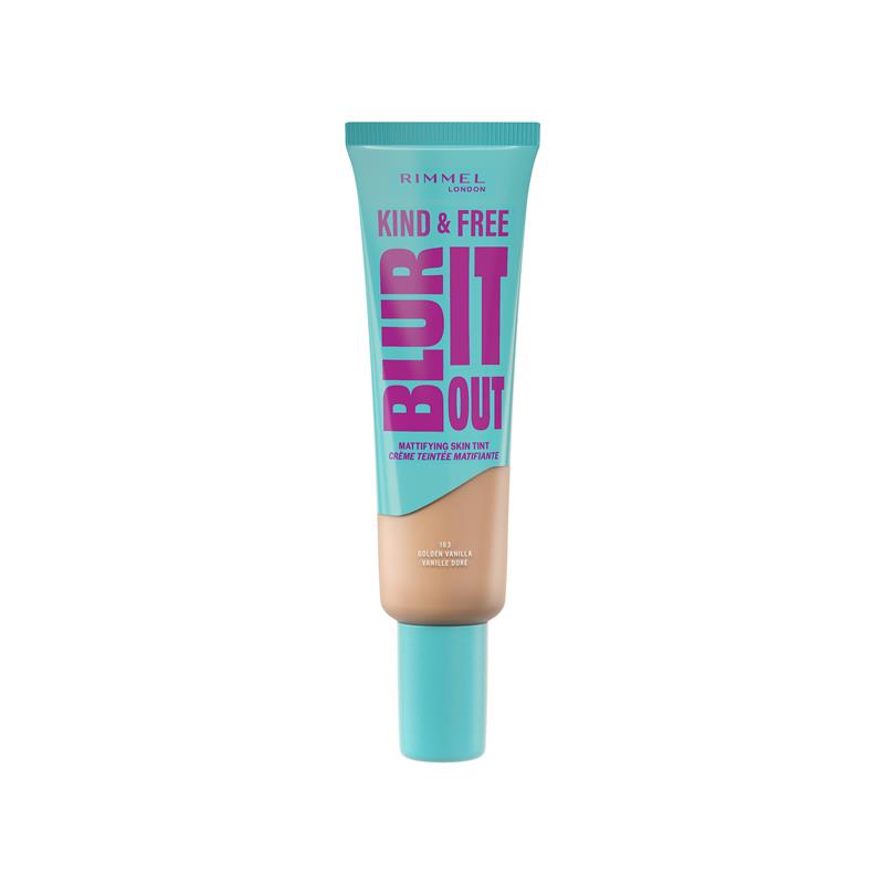 Rimmel Kind & Free Blur It Out Mattifying Skin Tint 163 Golden Vanilla