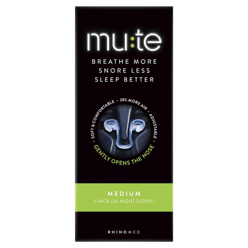 Mute Snoring Relief Medium Pack