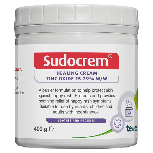 Sudocrem Baby Cream 400g - Soothing Nappy Rash Relief