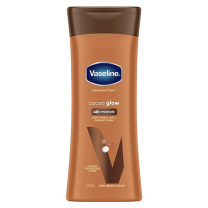 Vaseline Intensive Care Body Lotion Cocoa Glow 225ml - Rich Moisture for Radiant Skin