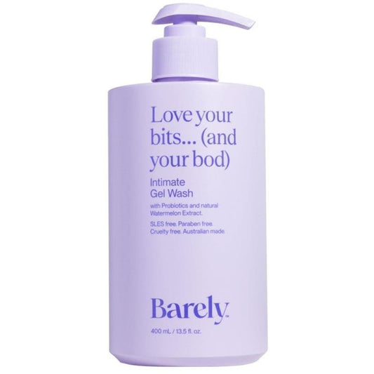 Barely Intimate Sensitive Probiotic Gel Wash, pH Balanced, 400ml