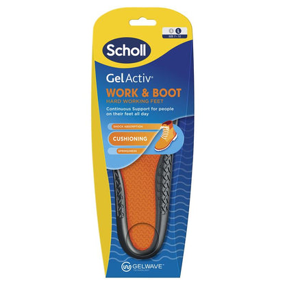 Scholl Gel Activ Insole Work & Boot Large