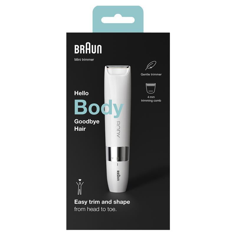 Braun BS1000 Body Mini Trimmer | Compact Waterproof Groomer